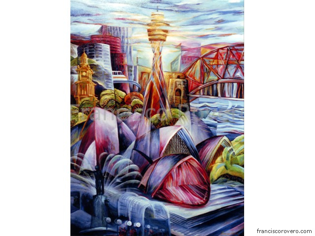Heart of a City  (Oil on canvas 91 x 122cm)