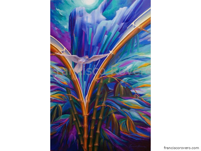 The Legend of Malakas and Maganda  (Oil on canvas 60 x 90cm)